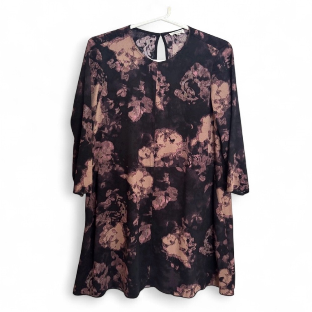 Aritzia Wilfred Myosotis Abstract Floral Dress XS